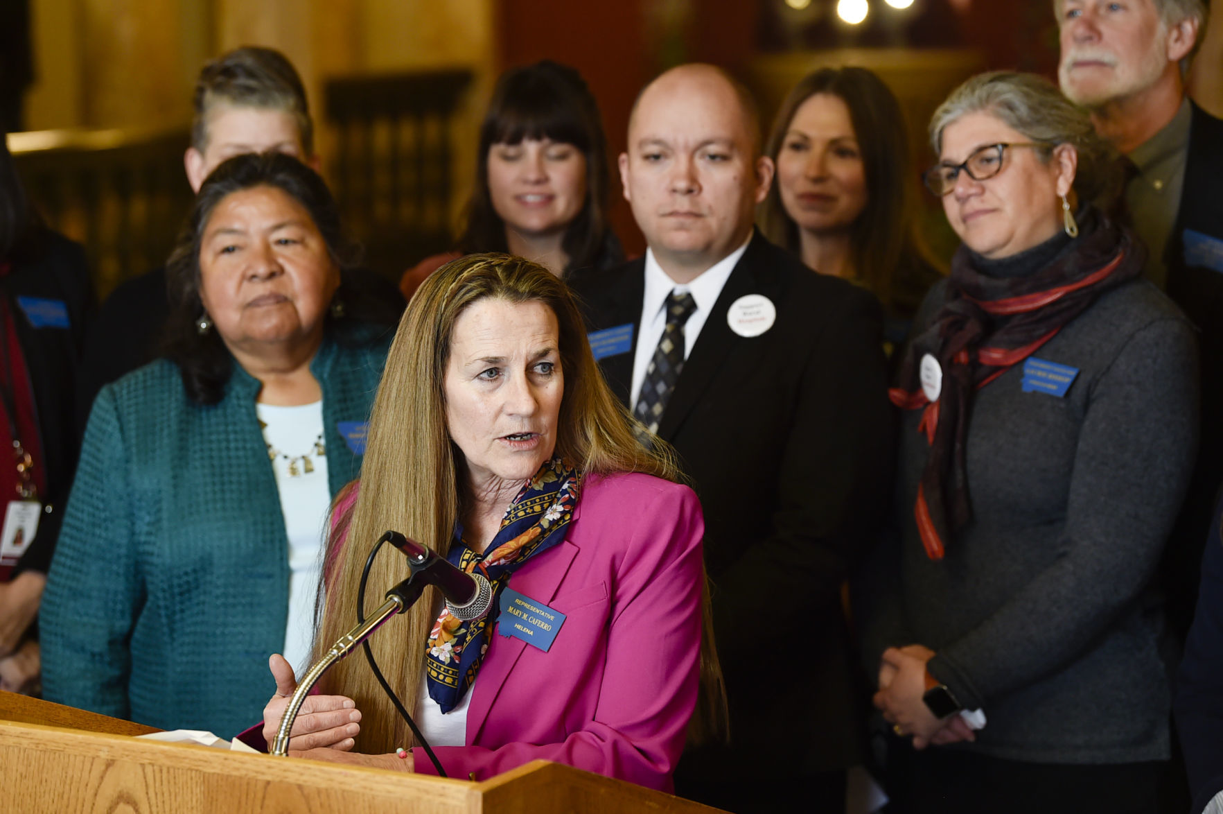 Rep. Mary Caferro (D-Helena) introduces a bill to reauthorize Medicaid expansion